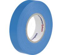 Ruban isolant PVC HellermannTyton 710-00100 15 mm x 10 m bleu Flex