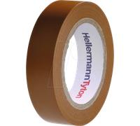 hellermanntyton HellermannTyton Ruban isolant PVC marron Flex 15-BR15x10m Quantité:1