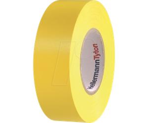 HT 710-00153 - Ruban isolant PVC universel 19 mm x 20 m jaune