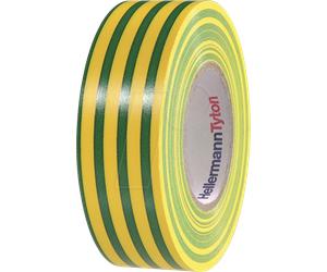 HT 710-00157 - Ruban isolant PVC universel 19 mm x 20 m vert/jaune