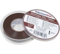 Ruban isolant HelaTape Flex 1000+ HellermannTyton 710-10608 marron (L x l) 20 m x 19 mm