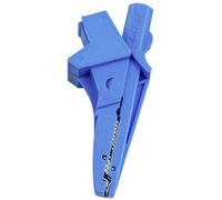 HT Instruments 5004-IECB Fiche banane 1003130 banane femelle, femelle 4 mm, enfichable 4 mm, pince crocodile CAT III 1000 V bleu