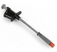 HT Instruments 6007-IECN Fiche banane 1003170 banane femelle, femelle 4 mm, enfichable 4 mm, pince crocodile CAT III 1000 V noir