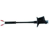 HT Instruments 6009-IECR Fiche banane 1003200 banane femelle, femelle 4 mm, enfichable 4 mm, pince crocodile CAT III 1000 V rouge