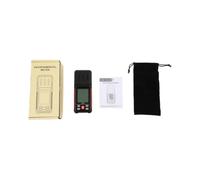 HT607 Thermohygromètre numérique, hygromètre de laboratoire professionnel | Mesure de l'ampoule humide, capteur de haute précision, rétroéclairage LCD, enregistrement max min, ABS compact