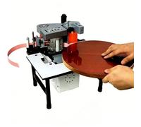 HTDRE Applicateur de Colle Double Face, Machine à plaquer Les Chants pour Le Travail du Bois Portable, réservoir de Colle thermofusible de 1000 ML pour Le placage de Panneaux Droits et Courbes.