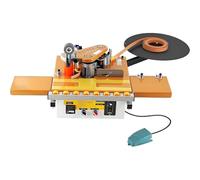 HTDRE Machine à plaquer Les Chants Portable, plaqueuse de Chants Automatique avec contrôle de température pour projets de menuiserie Courbes et Droites