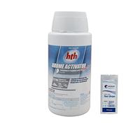 HTH Brome ACTIVATOR Oxygen Shock Granulés - 2,3kg | Activateur de Brome - Oxygène Actif Choc - Désinfection Choc sans Chlore - Dissolution Rapide + 10 Tests HPS OFFERTS 6 en 1