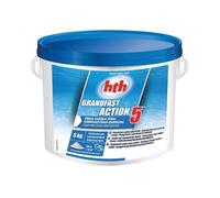 HTH Granufast Action 5 - Chlore stabilisé Granulés 5 kg