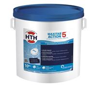 HTH Maxitab action 5 - chlore lent multiactions - Seau de 10 kg