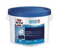 HTH Maxitab action 5 - chlore lent multiactions - Seau de 5 kg
