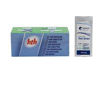 HTH Pastilles réactives PHENOL RED (pH) pour Pooltester (boîte de 100) | Recharge Trousse Analyse + 10 Tests HPS OFFERTS 6 en 1
