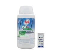 HTH pH Moins Micro-Billes - 3kg | Correcteur de pH Solide - Baisse Le pH + 10 Tests HPS OFFERTS 6 en 1