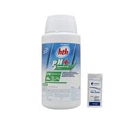 HTH pH Plus Poudre - 2,5kg | Correcteur de pH Solide - Augmente Le pH + 10 Tests HPS OFFERTS 6 en 1