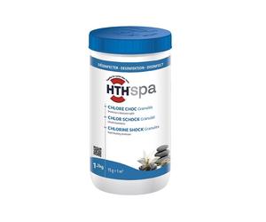 HTH Spa - Chlore choc granulés dissolution rapide 1,2 kg