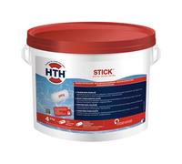 HTH Stick - chlore lent non stabilisé - Seau de 4,5 kg