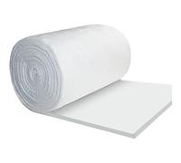 HTRDHT 1m * 0.61m * 6mm Laine de Céramique Isolation Ignifuge | Couverture Anti-Feu Haute Température Sans Entretien pour Fours et Poêles à Bois