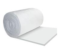 HTRDHT Laine de Céramique Isolation Ignifuge - Couverture Anti-Feu Haute Température (Sans Entretien) pour Fours et Poêles à Bois - Matériau Résist(Size:1m * 0.61m * 25mm(393.7 * 24.02 * 0.98 inches))