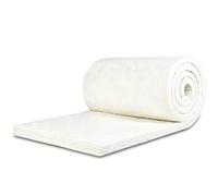 HTRDHT Laine de Céramique Isolation Ignifuge - Couverture Anti-Feu Haute Température (Sans Entretien) pour Fours et Poêles à Bois - Matériau Rés (3m* 0.61m *50mm)