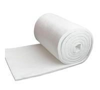 HTRDHT Rouleau d'Isolation en Fibre Céramique 1m x 0.61m - Laine Ignifuge pour Fours, Tuyaux et Fourneaux | Isolation Thermique & Acoustique, Découpe Facile(Size:40mm (1.57"))