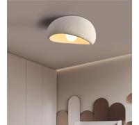 HTsilphelene Plafonnier wabi sabi, E27 plafonnier d'éclairage japonais pour cuisine îlot chambre salle à manger couloir (B,40CM)