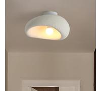 HTsilphelene Plafonnier wabi sabi, E27 plafonnier d'éclairage japonais pour cuisine îlot chambre salle à manger couloir (A,30CM)