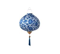 HTYUKFDG Lanterne vietnamienne en Soie, Lanterne Florale rétro, Lanterne Ronde du Nouvel an Chinois, Lanterne Japonaise à Suspendre pour l'extérieur, décoration de Jardin, fête, Cour