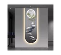 HTYUKFDG Peinture Étape Par Étape 3D Décor D'Art Mural Avec Entrée De Lumière LED Décorative Peinture Fantasme Moderne Sculpture Murale Illuminée Lampe Murale Pour Le Couloir, Étude, Salon, Chambre