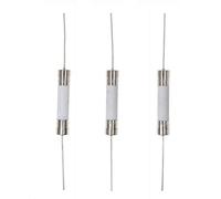 HUABAN 10 Pièces 10A 10 Amp 6 * 30mm 250V Fusible céramique à fusion rapide avec fils