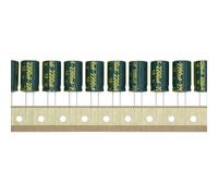 HUABAN 20 pièces 16V 2200UF 13x21mm Condensateur électrolytique aluminium à enfichage Haute Fréquence LOWESR avec gaine thermorétractable verte 16 Volt 2200 UF