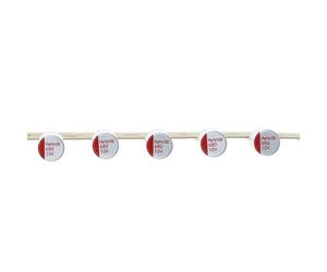 HUABAN 50 Pièces 10V 680UF 6.3x12mm Condensateur Électrolytique Solide en Aluminium à Polymère Conducteur 10 Volt 680 UF