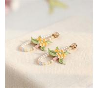 Huacan Boutons de manchette Fleurs de printemps [2 pièces]
