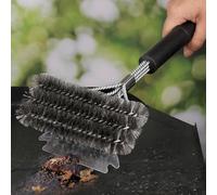 Huacan Brosse de nettoyage de grill en acier inoxydable - Argent