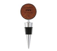 Huaceary Cadeau Papy Bouchon Bouteille Vin Fete des Peres Coffret Cadeaux Grand Pere Cadeaux Papi Grand Père Anniversaire Idee Cadeau pour Grands Père Papi Saint Valentin Noel Fete des Grands Pere