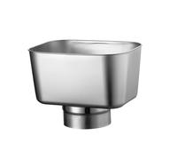HuadaXtai Adaptateur de Descente de Gouttière En Acier Inoxydable pour Raccordement de Canalisation Collecteur D'Eau pour Toit Extension de Descente Facilité D', Diamètre Du Tuyau 114 Mm