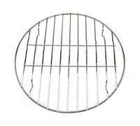 HuadaXtai Barbecue Grill Grille Barbecue Ronde en Inox Support de Cuisson Grille de Remplacement Adaptée à la Préparation pour Camping Extérieur, 28cm