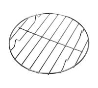 HuadaXtai Barbecue Grill Grille Barbecue Ronde en Inox Support de Cuisson Grille de Remplacement Adaptée à la Préparation pour Camping Extérieur, 22cm
