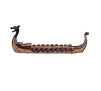 HuadaXtai Brûleur d'Encens en Résine Porte-encens Support Encensoir Porte-bâtons Plateau Encens Résine Artisanale Bateau Dragon Détails Sculptés Récupération