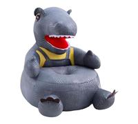 HuadaXtai Canapé Cartoon Canapé Enfant Canapé Animal Chaise Soutien Bébé Accessoire Doux Relaxant Garnissage Moelleux Convient pour Apprentissage Lecture, gris