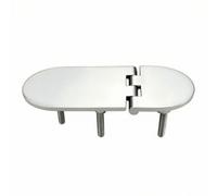 HuadaXtai Charnière Qualité Marine en Acier Inoxydable 316 avec Articulation Multi Segment et Montants Fixation pour Projet Construction Navale et Entretien, 146 65 Mm