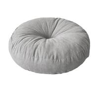 HuadaXtai Coussins de Chaise, Rond Siège Tatami, 40 X 40 cm, Coussin de Yoga, Coussin d'assise Velours Côtelé Approprié pour Pique-Nique et Méditation, Gris Clair