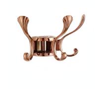 HuadaXtai Crochet de Salle de Bain Pivotant Crochet Mural Patère Rotative Porte-serviettes Alliage de Zinc Résistant à la avec Design Européen et Bras, Crochet À Motif Or Rose