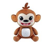 HuadaXtai Dispositif d'Aide au Sommeil en Peluche Jouet Singe pour Bébé Machine à Sons Veilleuse Contrôle Frontal Facile Moelleuse Compagnon Nuit et, Singe En Peluche Version Rechargeable