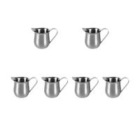 HuadaXtai Ensemble de 6 Pièces Comprenant Un Pichet à Lait, Résistant à La Chaleur, Des Tasses à Mesurer pour La Cuisson et Un Mousseur à Lait, 240ml