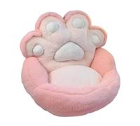 HuadaXtai Lazy Sofa Salon Fauteuil Lounge Moelleux pour Adulte Design Patte de Chat Tissu Doux Rembourré Ergonomique Repose-pieds Confortable pour Appartement, Rose