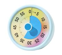 HuadaXtai Minuterie Visuelle, Outil D'étude de L'horloge, Outil de Gestion Du Temps, Réveil de Réunion, Rappel de Tâches pour étudiants, Adultes, Enfants, Bleu