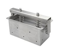 HuadaXtai Moule Presse Viande Moule Presse Compacteur Viande Presse Terrine Moule en Acier Inoxydable 304 avec Couvercle Plat et Tiges à Vis pour Pression, 1.5KG 200 100 100mm