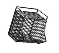 HuadaXtai Panier de Rangement Suspendu Organisateur Mural Étagère Murale Panier Métallique Stockage Fruits Légumes Fonction Ouverture Adapté Cuisine Gara, 1 grille