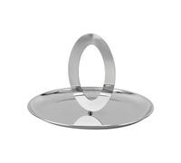 HuadaXtai Plateau Industriel Plateau Rond Plateau Métal Plateau Service Plateau Décoratif Compact et Stable pour Présentation Soignée Convient pour Café Bureau Salle d'Attente Accueil