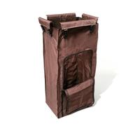 HuadaXtai Sac Linge Chariot Housse Protection Chariot Ménage Collecte Linge Transport Serviettes Rangement Draps Toile, Sac Double Face avec Fermeture Éclair, 85 Cm De Hauteur